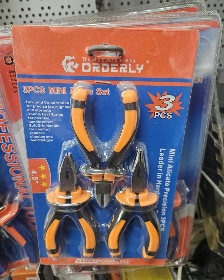 סט 3 מיני-פלאיירים ORDERLY, כפי שנמכר באבי סנטר טמבוריה חולון